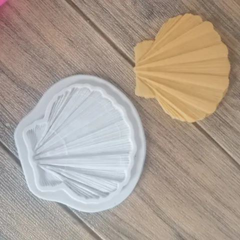Marine Theme Shell Conch Silicone Fondant Mold Scallop Cake Decoration Chocolate Clay DIY Baking Mold For Party Dessert