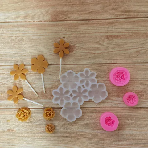 Rose Flower Silicone Cake Mold Fondant Chocolate Baking Mold For DIY Sugarcraft Cupcake Topper Cake Decorating Tool