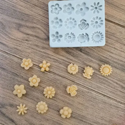 Stampo in Silicone a Forma di Margherita Per Decorazione Torte Fondente Cioccolato Fai da Te Strumenti da Forno per Zucchero