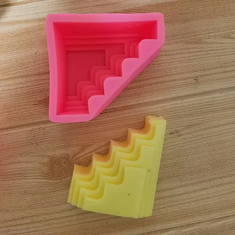 Moule en Silicone Géométrique Irrégulier Pour Bougie d'Aromathérapie Plâtre DIY Gâteau Fondant Pâtisserie Moule à Savon