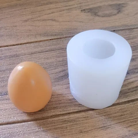 3D Egg Shaped Silicone Mold For Chocolate Mousse Cake Baking Creative DIY Aroma Plaster Soap Making Tool Kitchen Bakeware