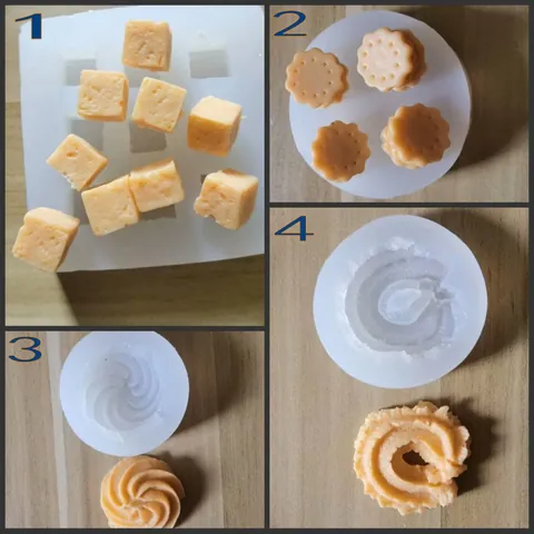 DIY Food Grade Liquid Silicone Mold Cookie Chocolate Baking Tools Fondant Cake Decorating Mold For Handmade Soap Clay Jelly