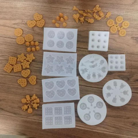 Molde de Silicona para Decoración de Pasteles Galleta Rosquilla Crema Puff Forma Molde de Chocolate para Hornear DIY Postre Pastelería Herramientas de Cocina