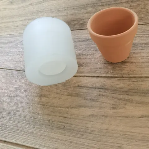 Creative Round Succulent Flower Pot Silicone Mold DIY Handmade Cement Clay Gypsum Planter Pot Making Tool Home Office Decor