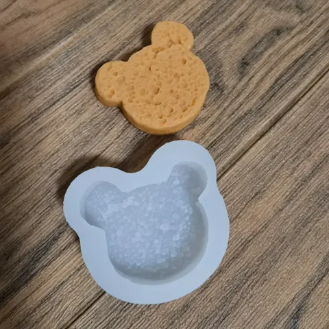Cartoon Mouse Head Shaped Silicone Mold For Simulation Bread Cake Chocolate Mousse DIY Baking Biscuit Tool Kitchen Utensil