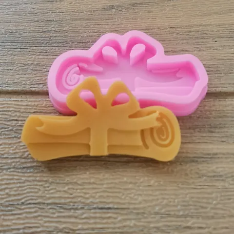 Moule en Silicone DIY Trousse à Crayons Nœud Miroir pour Porte-Clés en Résine Accessoires de Voiture Fait Main