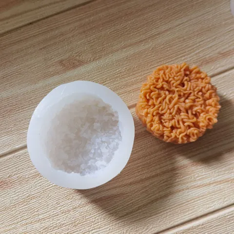Simulation Instant Noodle Shaped Silicone Mold For Cake Decoration Fondant Chocolate Mousse Candle Plaster DIY Baking Tools