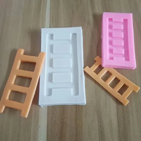 Ladder Shape Silicone Cake Mold Fondant Chocolate Decoration Tool 3D Step Design DIY Baking Accessories For Home Kitchen