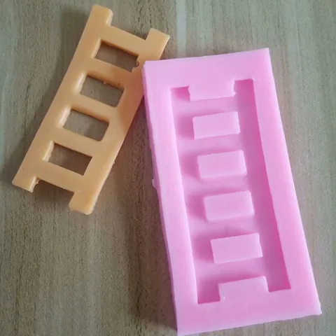 Ladder Shape Silicone Cake Mold Fondant Chocolate Decoration Tool 3D Step Design DIY Baking Accessories For Home Kitchen