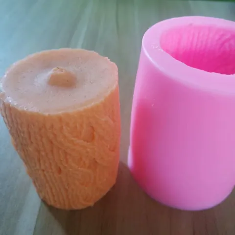 Knitted Yarn Cylinder Silicone Candle Mold DIY Handmade Soap Aromatherapy Gypsum Chocolate Cake Decorating Silicone Mold Resin Crafting Tool