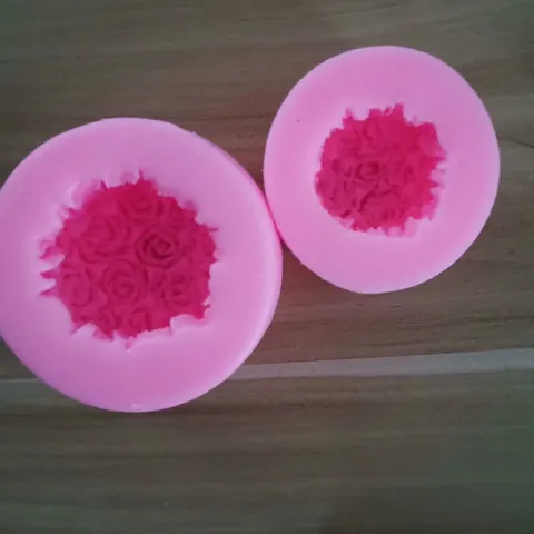 Molde de Silicona con Forma de Bola de Rosas 3D para Yeso de Aromaterapia Mousse de Chocolate Manualidades Decoración DIY