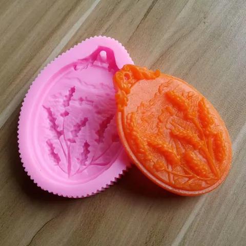 Stampo in Silicone alla Lavanda per Ornamento da Appendere in Auto Fai da Te Gesso Aroma Candela Fondente Stampo da Forno Fai da Te Artigianato Decorativo