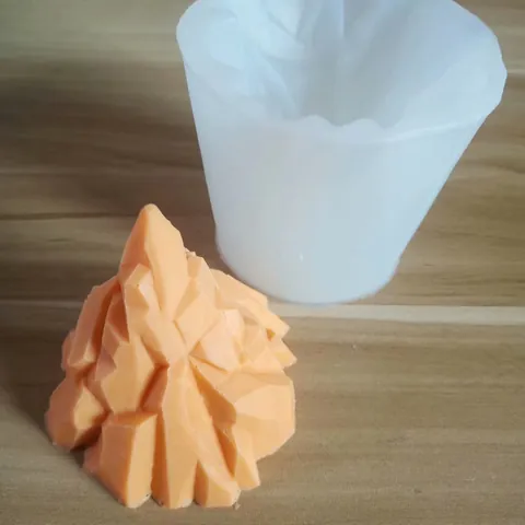 3D Iceberg Silicone Mold Volcano Mountain Cake Decorating Mold Chocolate Fondant Resin Craft DIY Baking Tools Kitchenware