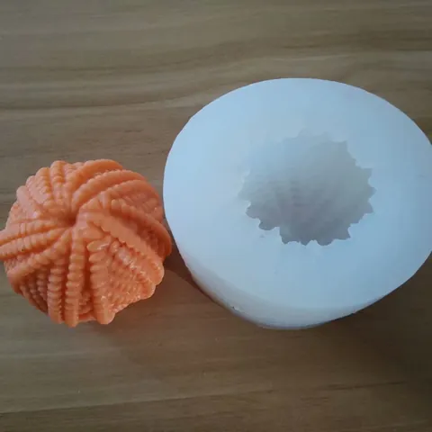 3D Yarn Ball Silicone Mold For Aromatherapy Candle Making Soap Gypsum Chocolate Cake Decoration Woven Texture DIY Craft Tool