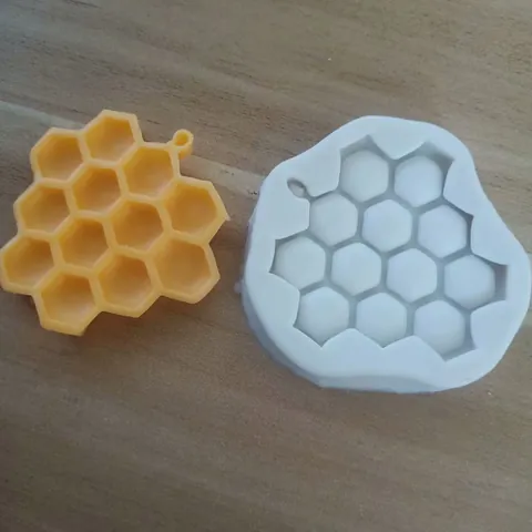 Beehive Honeycomb Silicone Mold For Cake Fondant Chocolate Decoration Handmade Soap DIY Hexagon Geometric Baking Tool