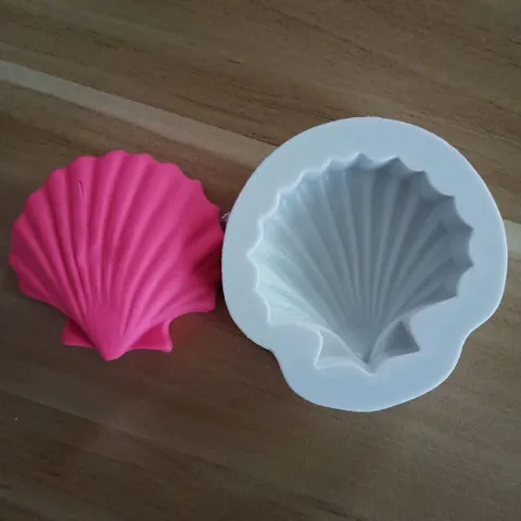 DIY Ocean Sea Shell Silicone Mold For Baking Cake Decorating Chocolate Candy Fondant Tool White Kitchen Dessert Pastry Mold