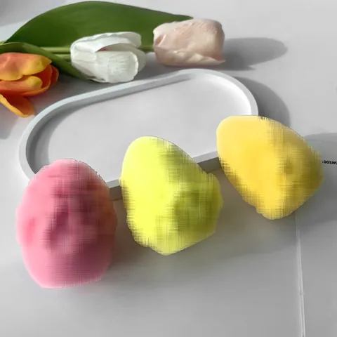 DIY Πασχαλινό Αυγό Φόρμα Σιλικόνης για Αρωματικά Κεριά Σαπούνι Σοκολάτα Εργαλείο Ψησίματος Ανάγλυφη Υφή Φόρμα Χειροτεχνίας