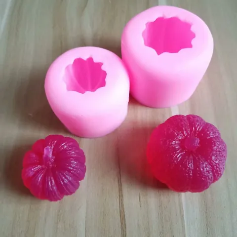 Halloween Kürbis Silikonform Für Kuchendekoration Schokoladenmousse Aroma Gips Backwerkzeug Kürbisförmige Dessertform