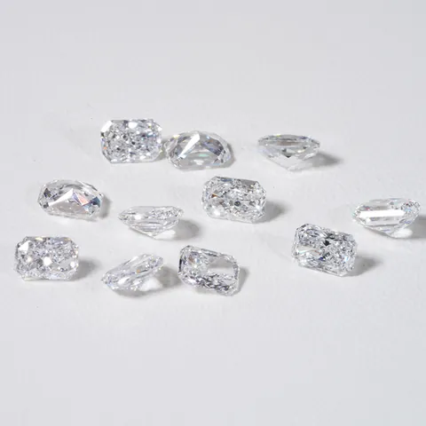 IGI Certified Lab Grown Diamond Radiant Cut Loose Stone D Color VVS2 VS1 Clarity HPHT CVD Synthetic Diamond For Custom Jewelry
