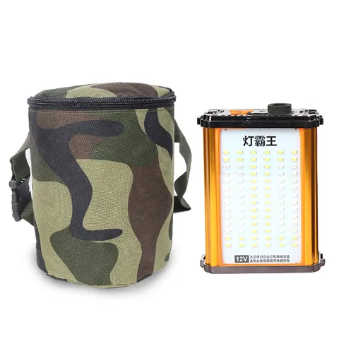 600D Waterproof Fabric Camouflage Headlight Storage Bag Outdoor Fishing Searchlight Waist Pouch Tactical Pouch
