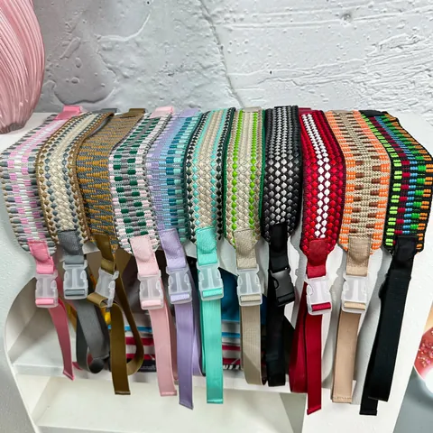 Adjustable Jacquard Braided Bag Strap Niche Design Wide Shoulder Strap For Crossbody Bags Handbags Accessories