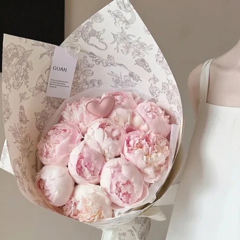 Accessori Decorativi a Forma di Cuore in Pelle per Mazzi di Fiori Fai da Te Confezioni Regalo Ornamento a Cuore per San Valentino Matrimonio