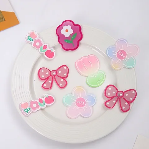 Handmade Flower Bouquet Decoration Accessories DIY Cake Gift Box Ornaments Tulip Bow Shapes For Wedding Party Women Gift