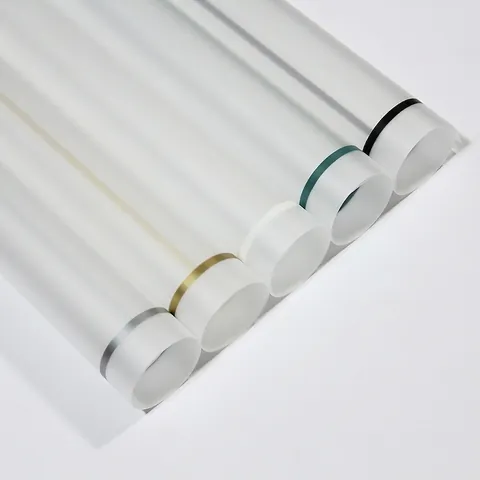 Minimalist Border Frosted Wrapping Paper Translucent Waterproof Floral Packaging Paper For Bouquet Gift Wrapping Material