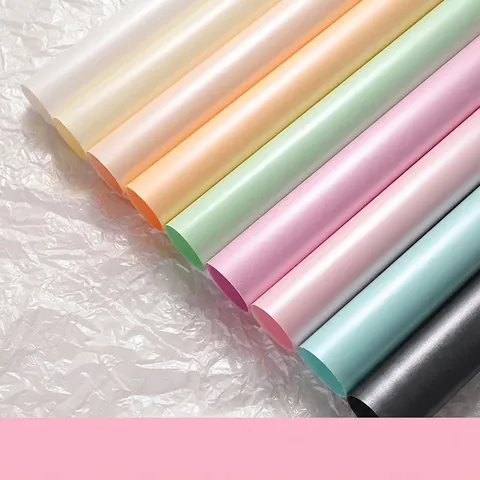 Floral Wrapping Paper 38g Thickened Pearlescent Sydney Paper Bouquet Inner Lining Paper Handmade DIY Gift Packing Paper
