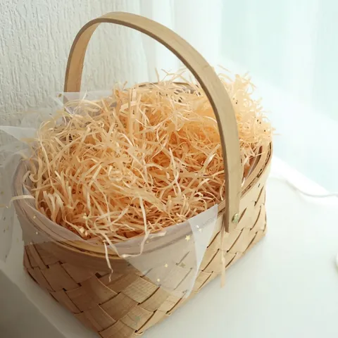 Raffia Shredded Paper Gift Box Filler Colorful Shredded Tissue Paper For Wedding Birthday Party Decorative Basket Filling Material
