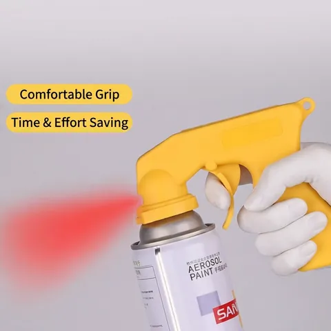 Ergonomic Spray Paint Can Handle Aerosol Spray Trigger Grip For Flower Art Graffiti Painting Handheld Painting Aid Tool