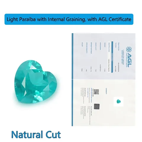 Lab Grown Heart Shape Paraiba Color YAG Garnet Loose Gemstone Faceted Paraiba Blue-Green Synthetic Gemstone For Jewelry Making