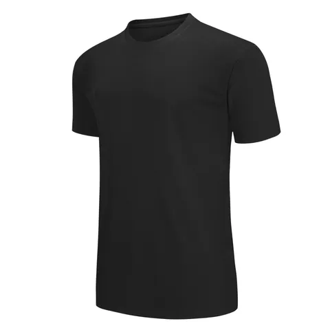 Camiseta Deportiva para Hombre Niños Secado Rápido Cuello Redondo Manga Corta Correr Fitness Maratón Transpirable Color Sólido Top