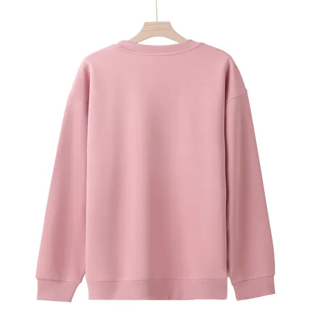 Herren Casual Übergroßes Schweres Baumwolle Sweatshirt Einfarbig Rundhals Langarm Pullover Lockeres Top Für Herbst Frühling