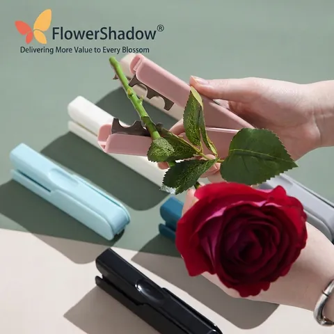Herramienta Profesional Quitapinas De Rosas Cabeza De Aleación Mango De ABS Colores Macarrón Pinzas Peladoras De Tallos Florales Para Hogar Florista Jardinería DIY