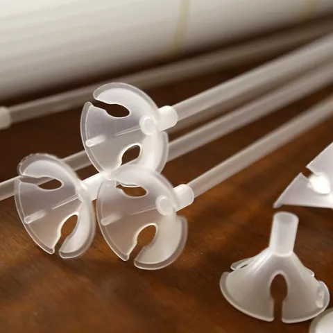 100pcs Transparent Plastic Floral Ball Holder Clear Bouquet Support Base For Strawberry Chocolate Candy Flower DIY Arrangement