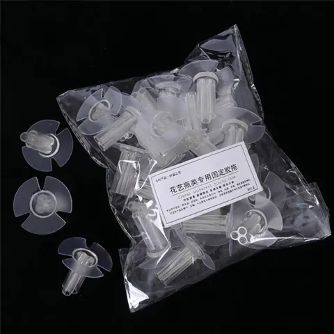 Floral Arrangement Fixing Glue Stickers Bamboo Sticks Set DIY Snack Bouquet Making Floral Supplies Craft Accessories