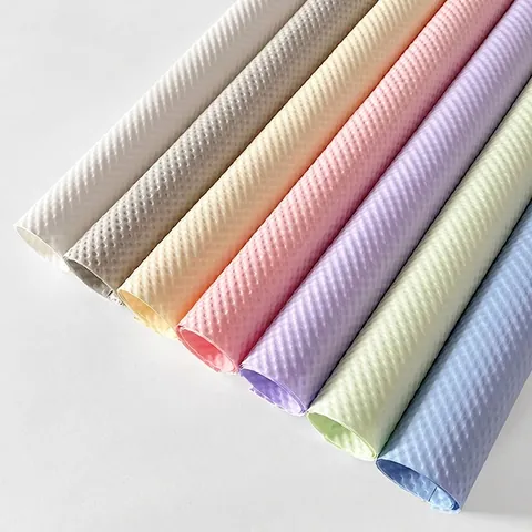 Verdikt 3D Reliëf Bloemen Inpakpapier Koreaanse Stijl Parijs Papier Luxe Bloemist Boeket Verpakkingsmateriaal Kunstpapier