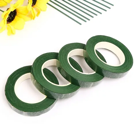 Floral Stem Wrap Tape Green Brown Light Green For Flower Bouquet DIY Handmade Craft Florist Supplies Paper Tape