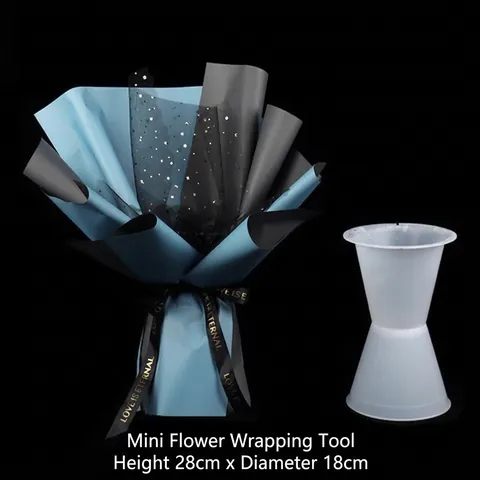 Mini Forro de Embalaje de Flores de Plástico Estilo Coreano Herramienta de Fijación de Ramos de Plástico para Floristería Decoración de Base de Arreglos Florales