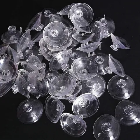 Transparent PVC Suction Cups Wedding Car Decor Mushroom Head Non-Marking Strong Adhesion Floral Decor Fixing Tool For Events