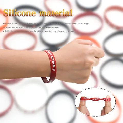 Basketball Silicone Wristbands Sport Rubber Bracelets For Men Women Kids Inspirational Quote Printed Party Favors Gifts
