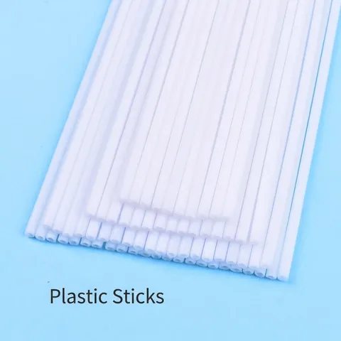White Plastic Hollow Lollipop Sticks For Cake Pops Chocolate Candy Making DIY Baking Accessories Kitchen Decorating Supplies