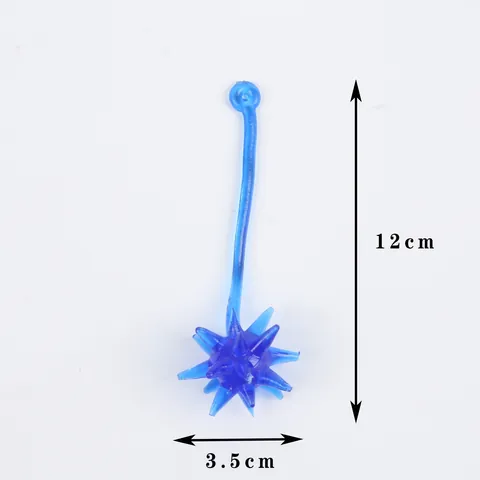 TPR Sticky Meteor Hammer Toy Novelty Stress Relief Fidget Toy Stretchy Sticky Ball Sensory Toy For Kids Party Favors