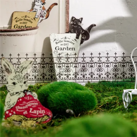 Mr Paper Cinta PET Valla de Hierro Vintage Serie de Vallas de Flores Flotantes Cinta Decorativa de Tinta Blanca Para DIY