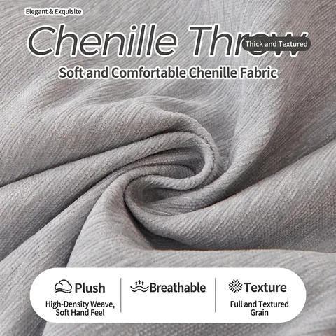 Nordic Chenille Sofa Cover With Tassels Anti-Slip Cat Scratch Resistant Universal Furniture Protector For Living Room Gift