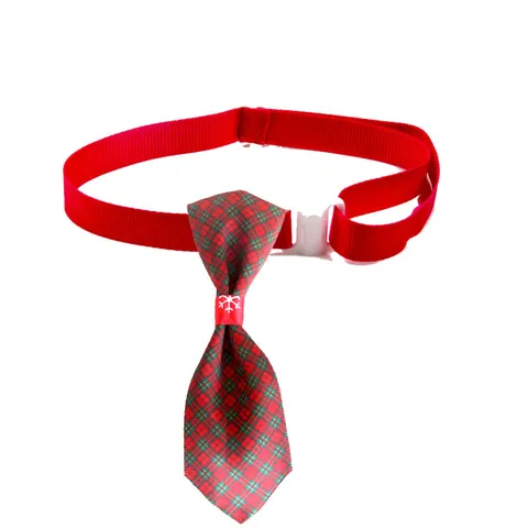 Christmas Pet Tie Adjustable Dog Cat Collar Plaid Bowtie Snowflake Reindeer Festive Accessories For Puppies Kittens Rabbits