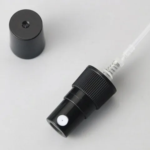 Refillable Glass Perfume Atomizer Bottle Empty Spray Vials Clear Amber Travel Sample Containers With Fine Mist Sprayer Pump Cap