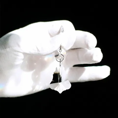 Glass Octagonal Beads Crystal Pendants Rainbow Suncatcher Home Decoration Christmas Tree Hanging Drop Pendants For Window Curtain Lighting Decor