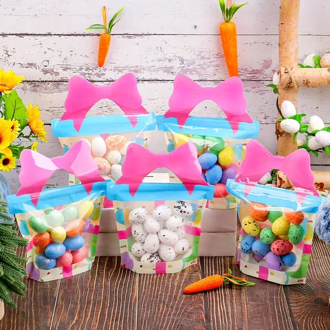 Easter Eggs DIY Foam Spotted Eggs Colorful Foam Egg Garland Decorations For Easter Party Home Decor Festive Gifts